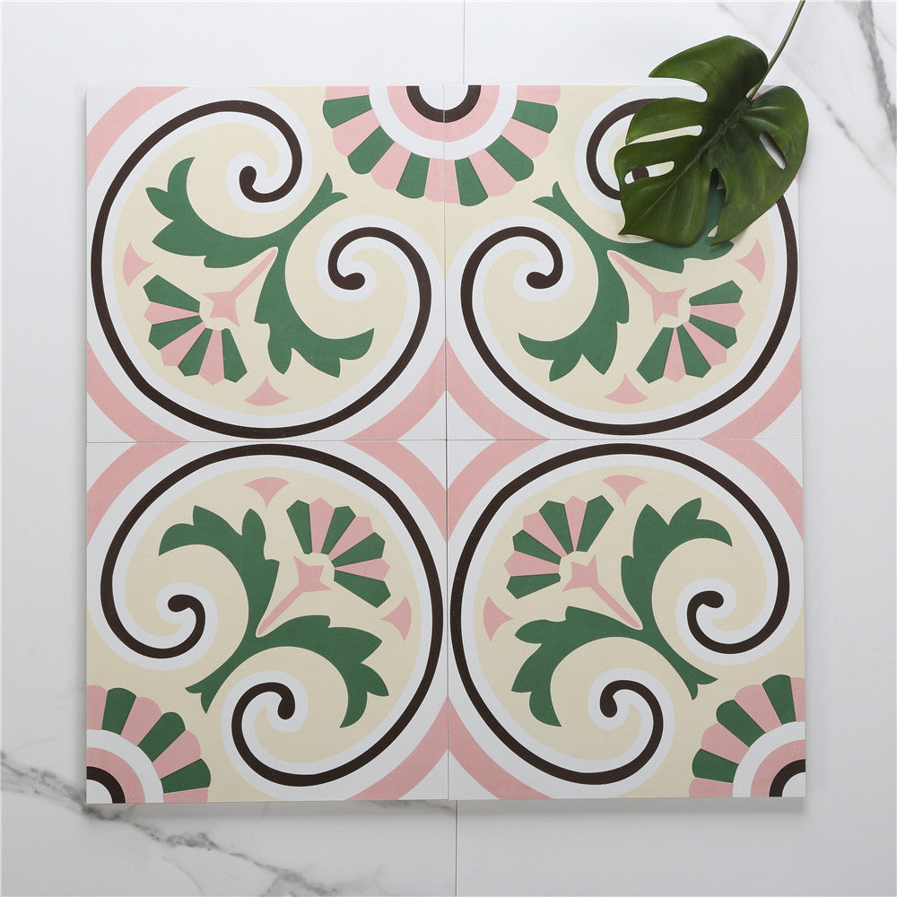 Pink Lovers Series - Garden Swing 300x300mm Ceramic Tile