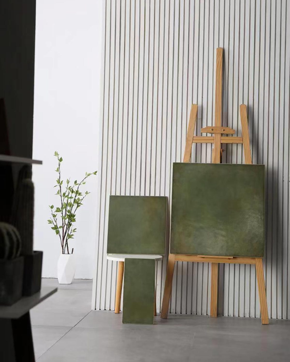 Vintage Chic Series - Moss Gloss Midi 330x330mm Ceramic Tile